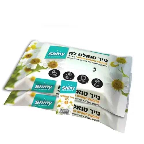 מגבוני טואלט לחים מארז זוג - נשטפים באסלה 96 יחידות