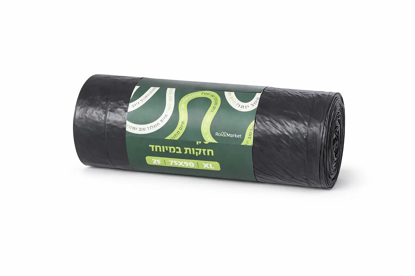 שקיות אשפה 75X90 שחור עבות במיוחד 25 יחידות
