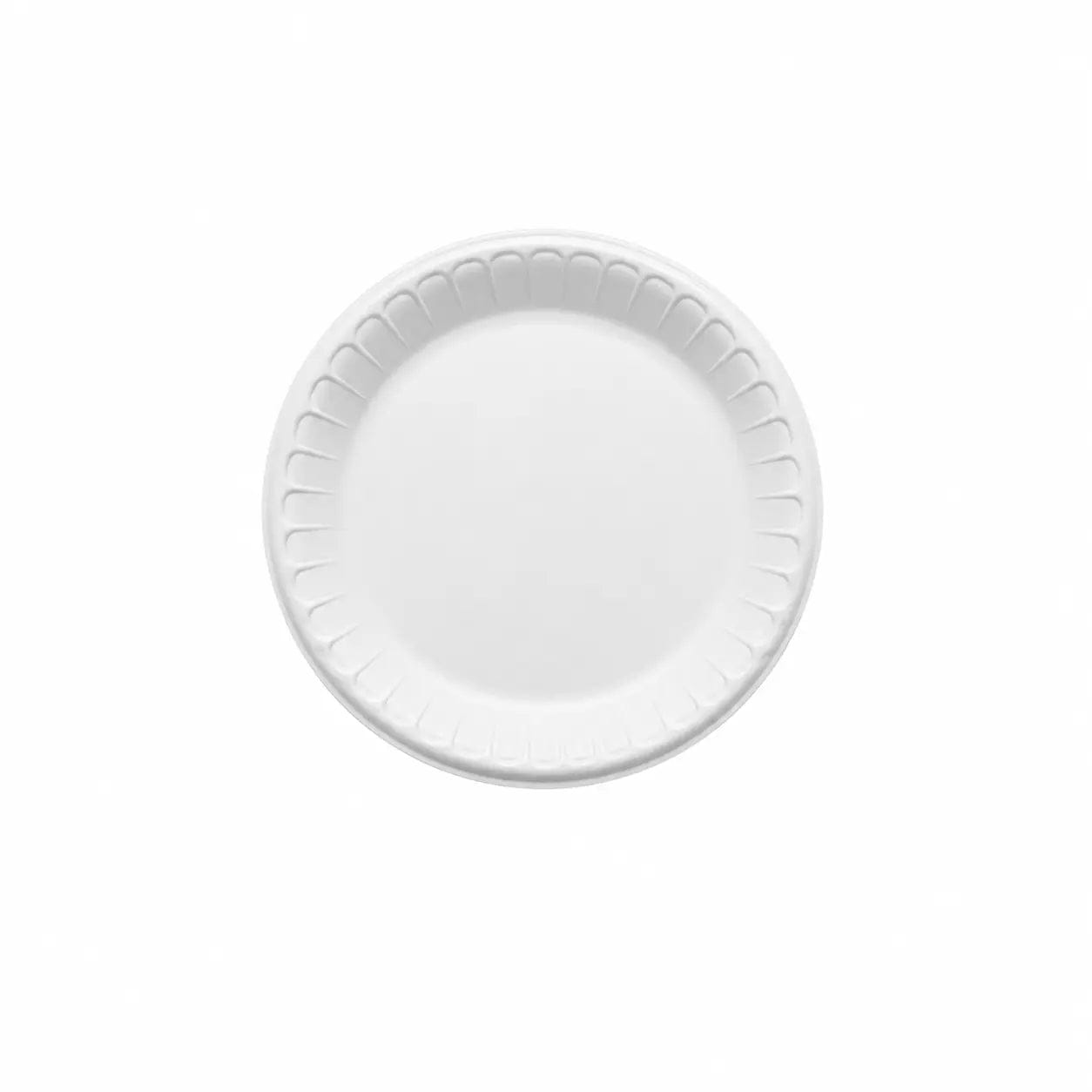 צלחת קלקר 5'' לבנה 500 יח' רול מרקט Roll Market