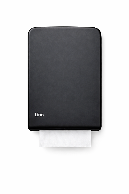 LINO מתקן לנייר צץ רץ שחור
