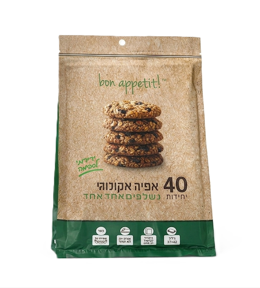 ניירות אפיה חום 40 יחידות