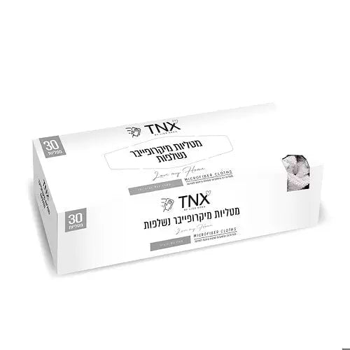 מטליות מיקרופייבר נשלפות 30 יחידות TNX