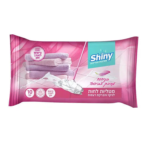 מטליות לחות לרצפה בניחוח מרכך כביסה 10 יחידות
