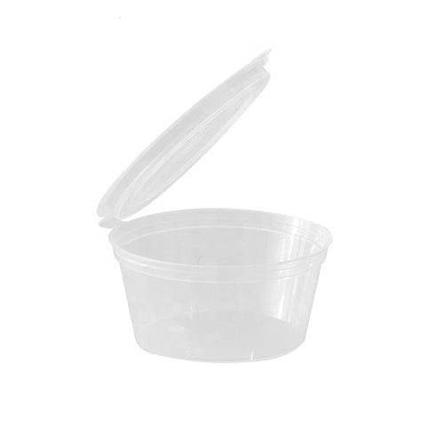 גביע רוטב 2oz מכסה מחובר
