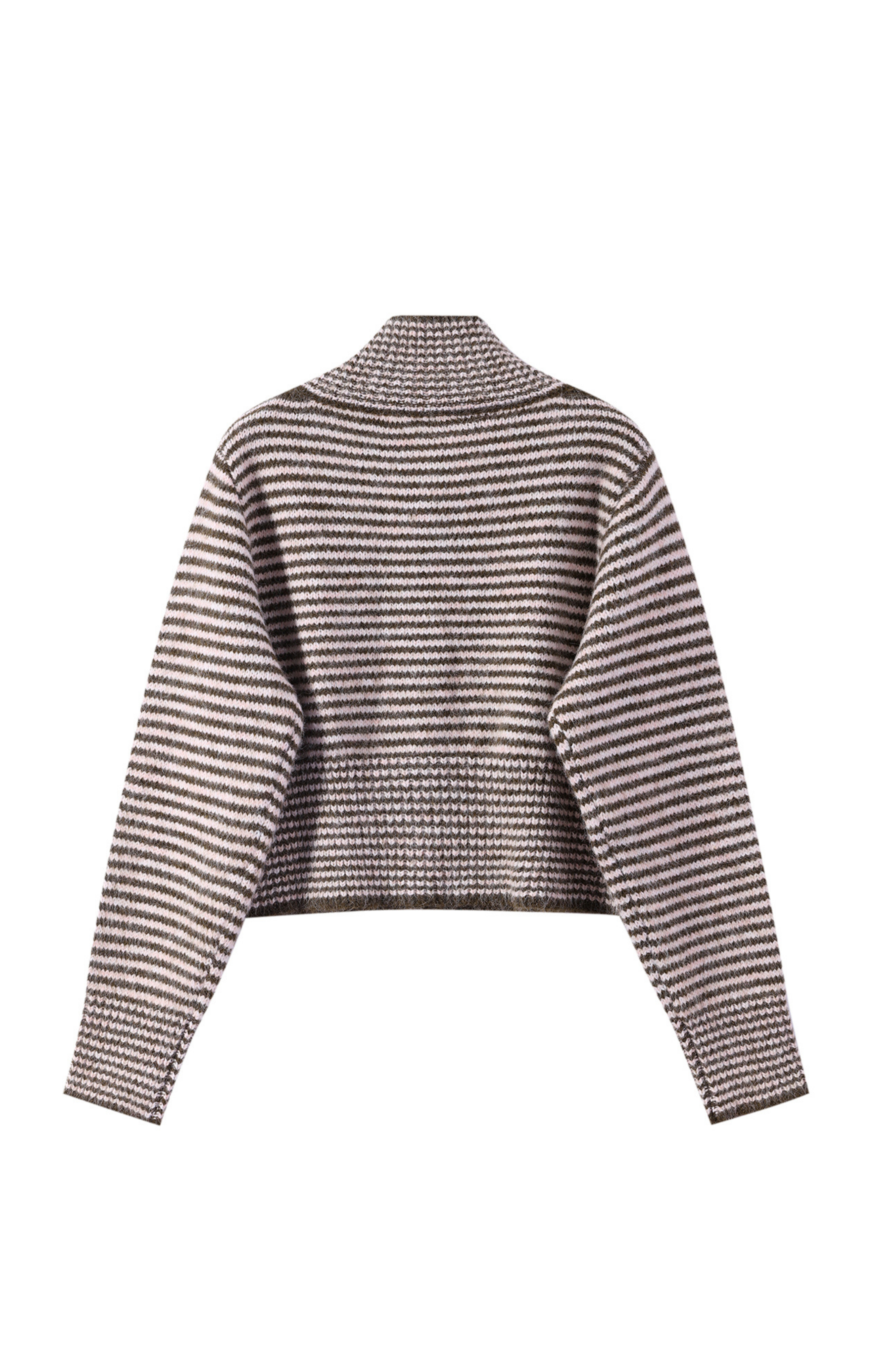 Button Me Up Funnel Neck Jumper