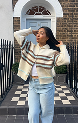Blue & Brown Sunday Jumper