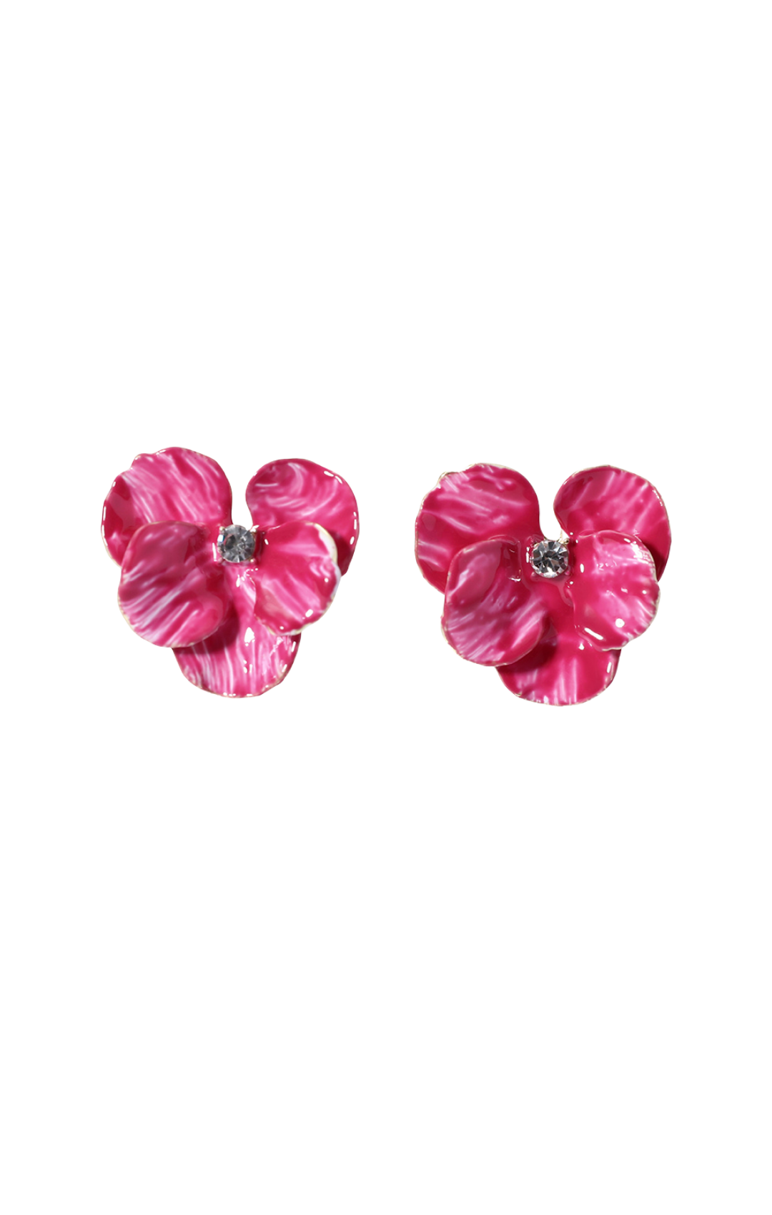 Pink Hibiscus Hues Earrings