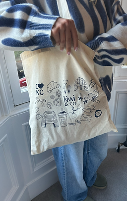 Kiwi Sketch Tote Bag
