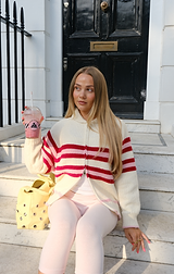 Pink & Red Sunday Jumper