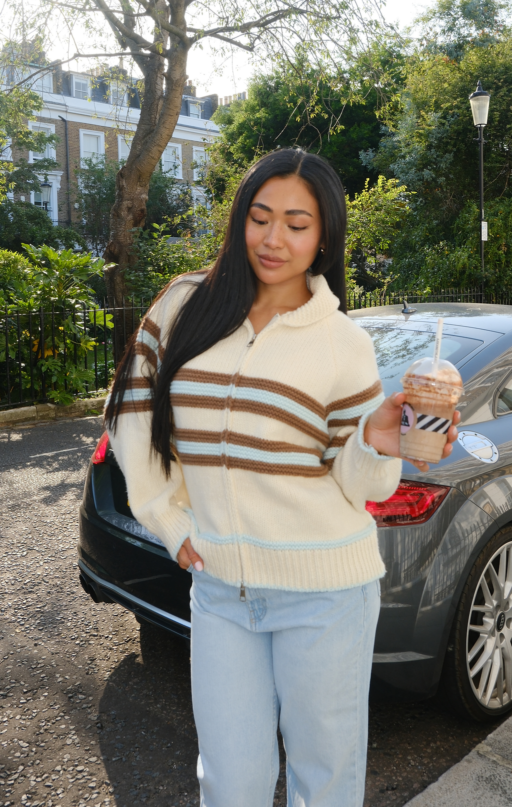 Blue & Brown Sunday Jumper