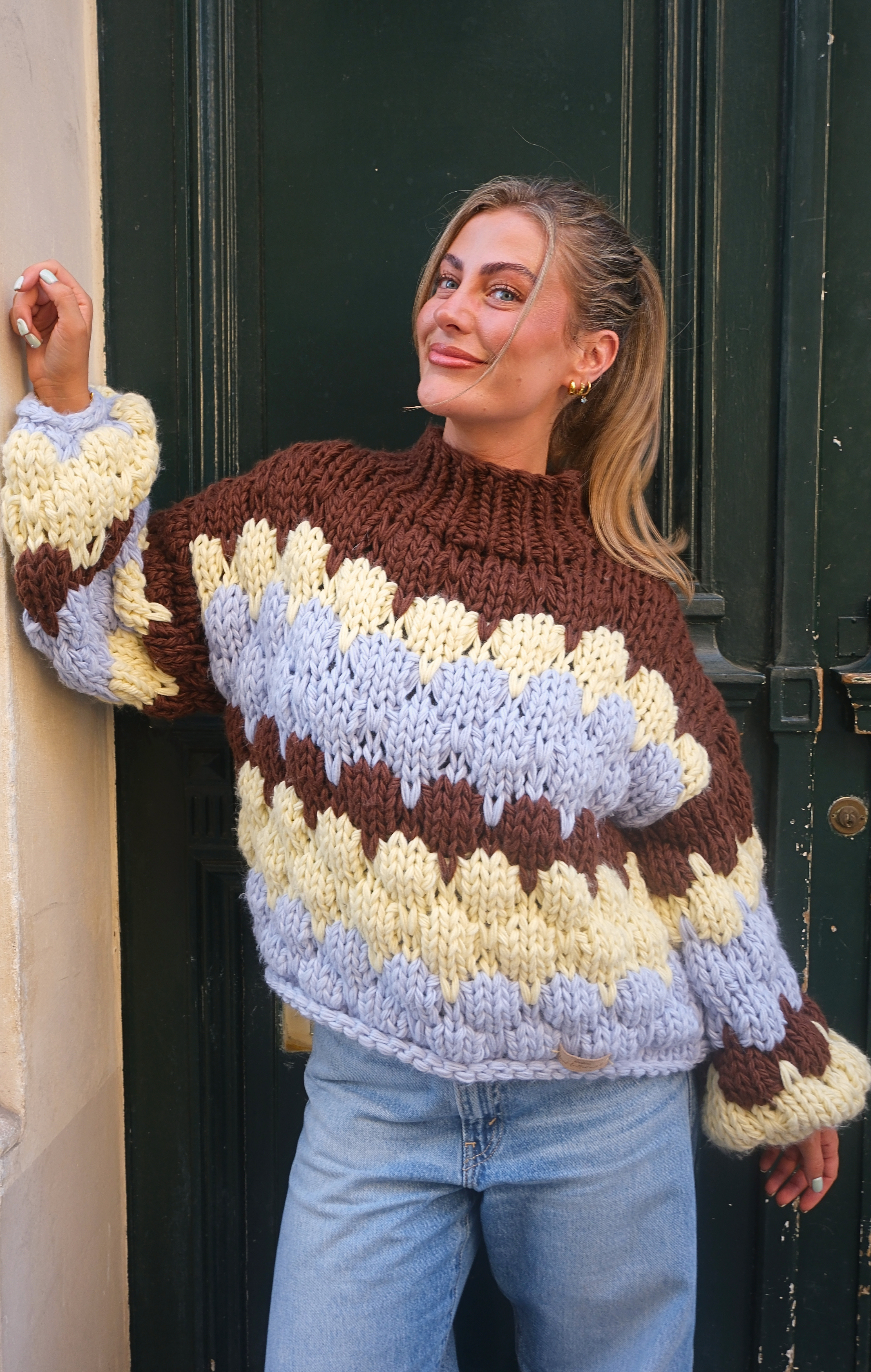 Blue Sweetheart Jumper