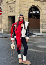 Poppy Red Scarf