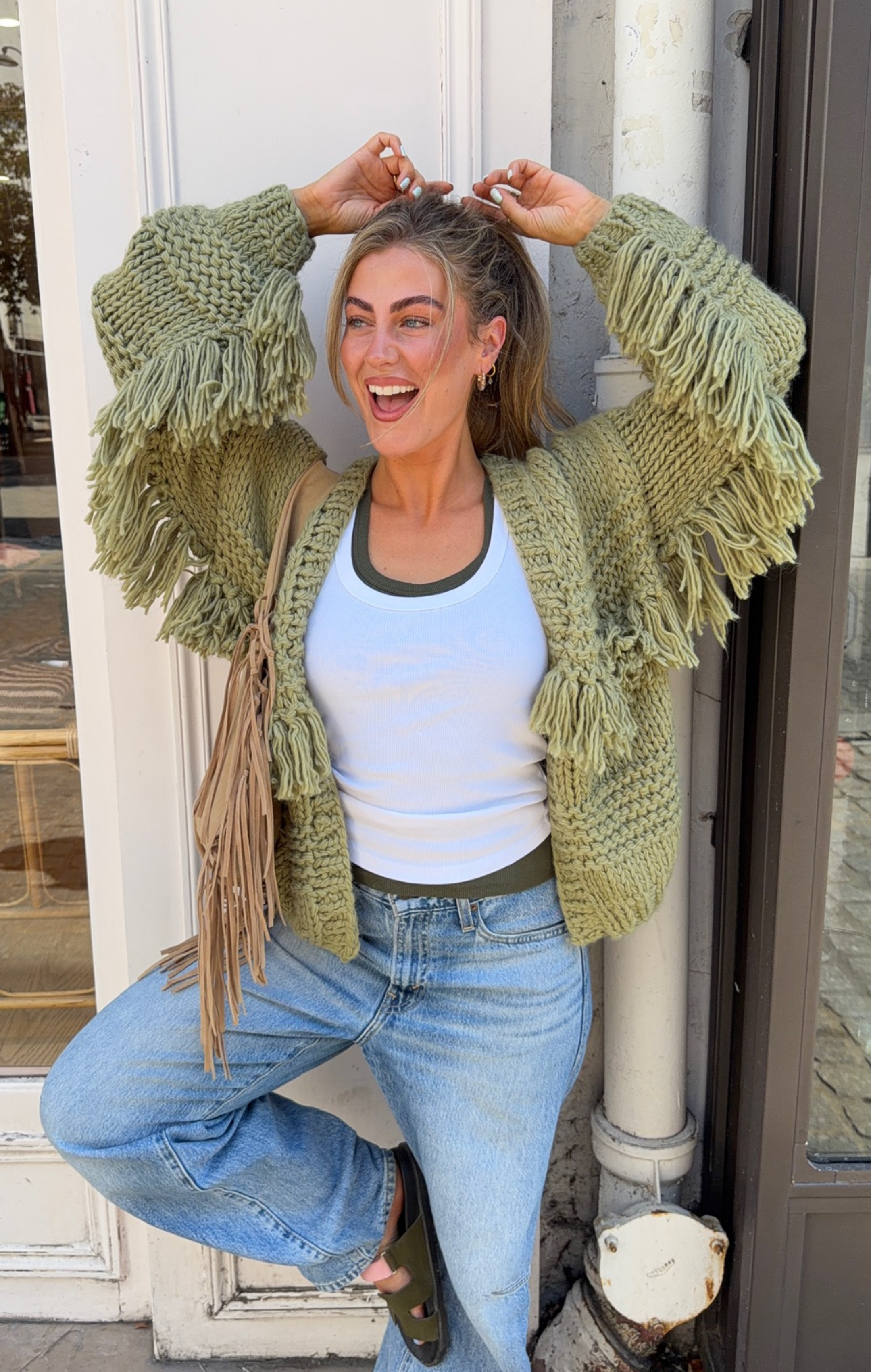 Forgive Me Fringe Cardigan