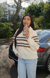Blue & Brown Sunday Jumper