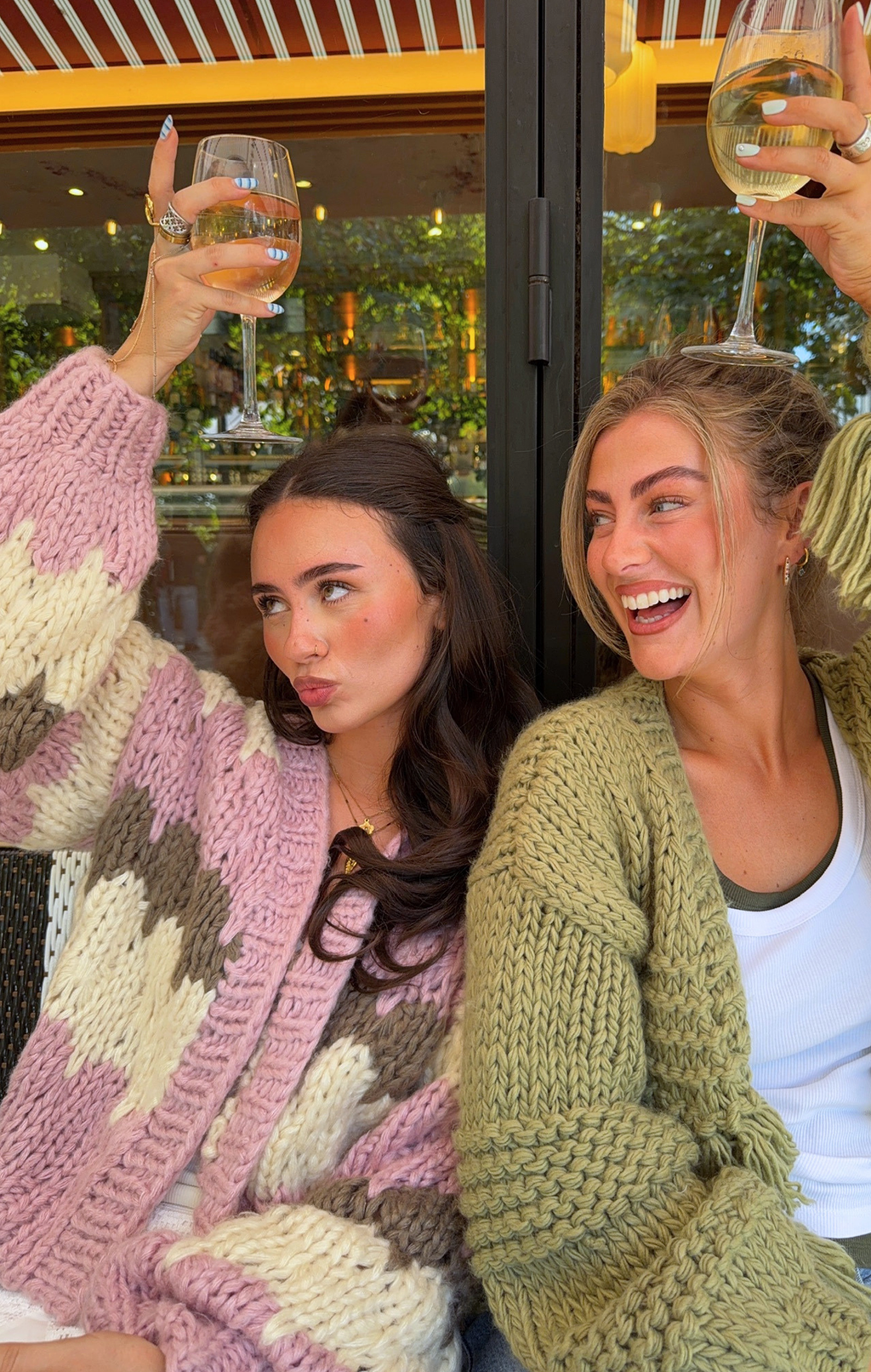 Blushed Hugs & Kisses Cardigan