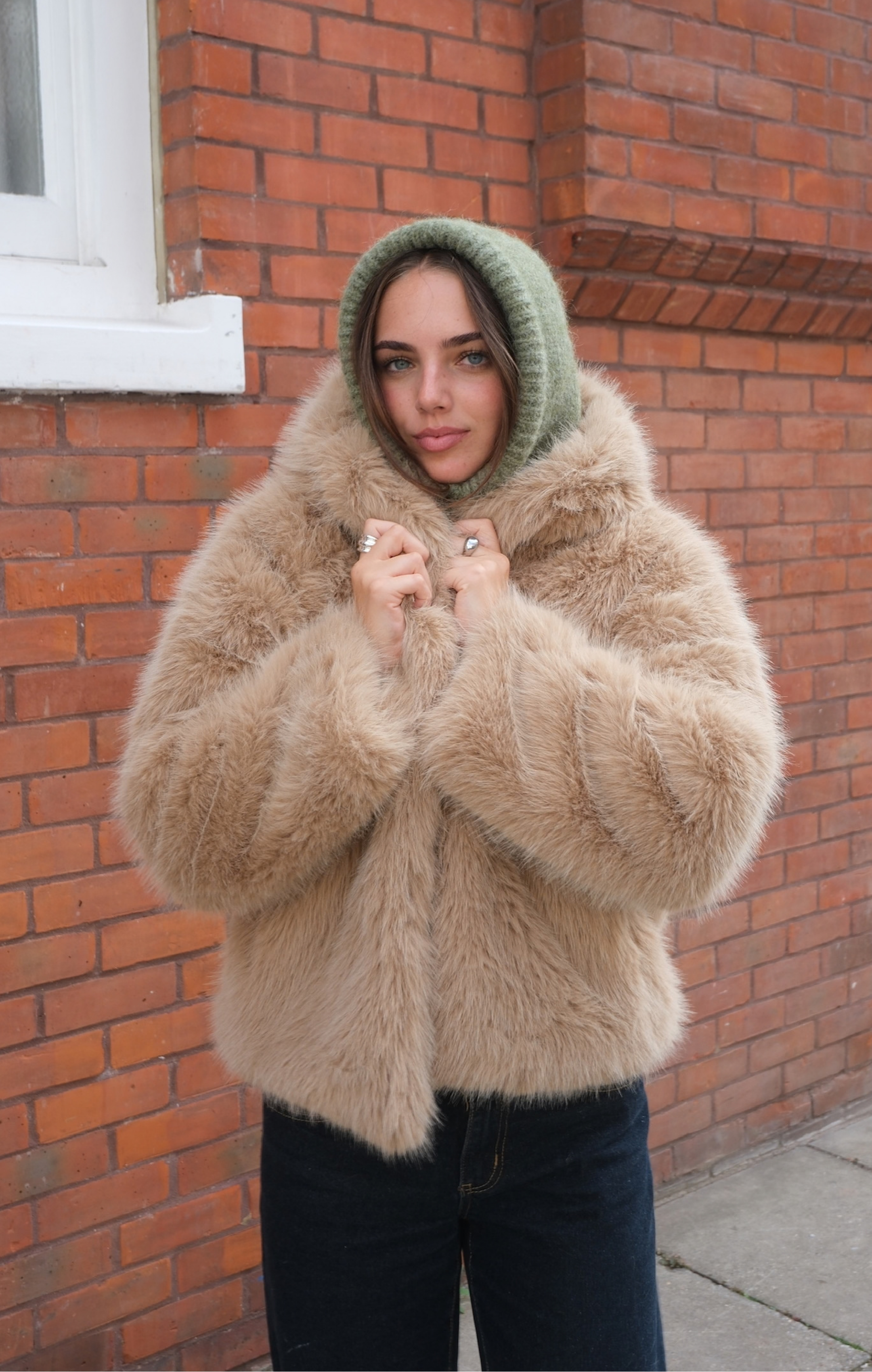 Maple Faye Faux Fur Jacket