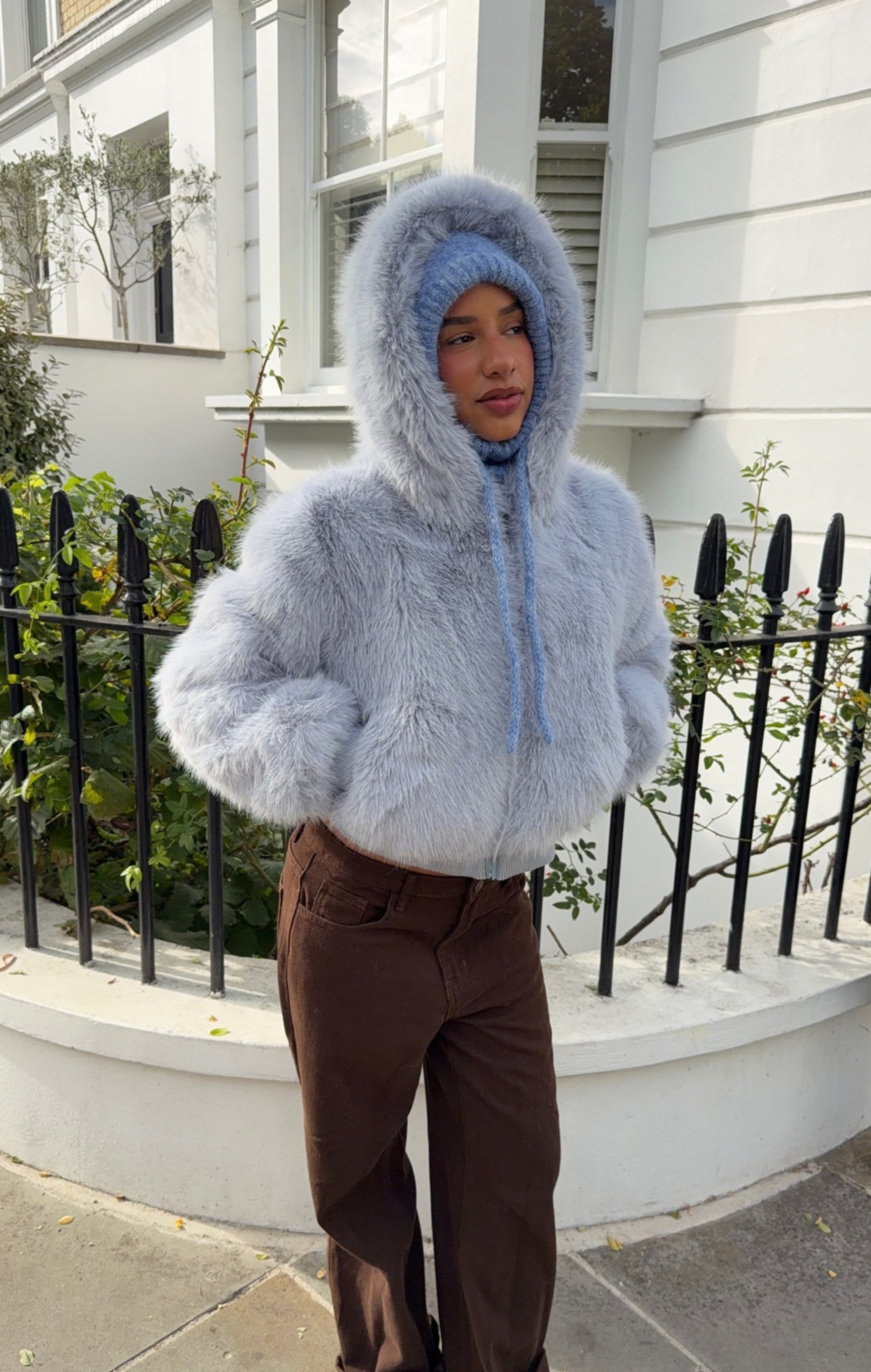 Soft Blue Snood