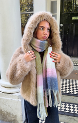 Maple Faye Faux Fur Jacket