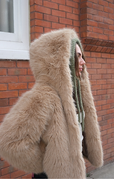 Maple Faye Faux Fur Jacket
