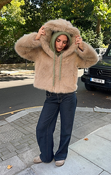 Maple Faye Faux Fur Jacket