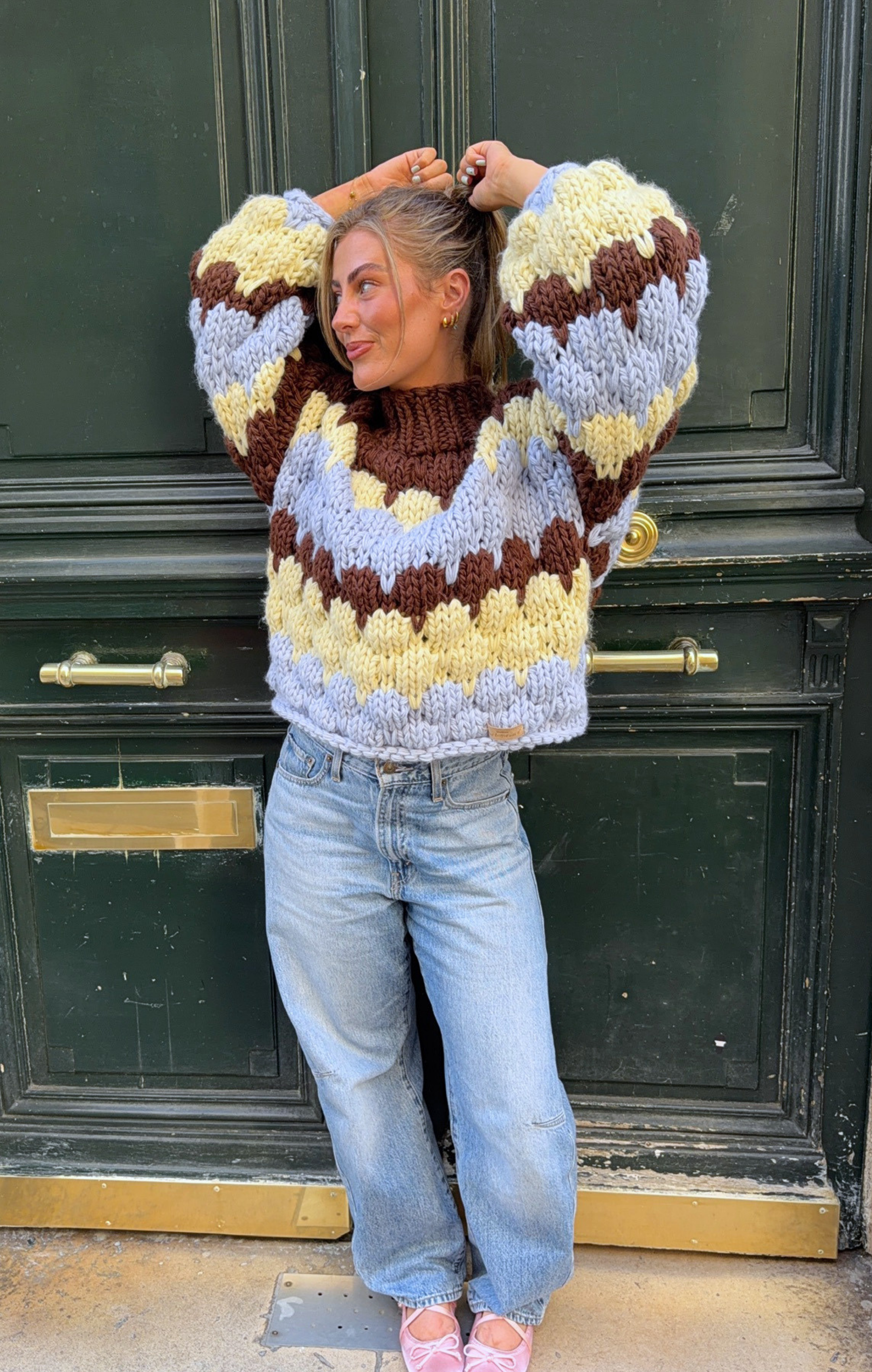 Blue Sweetheart Jumper