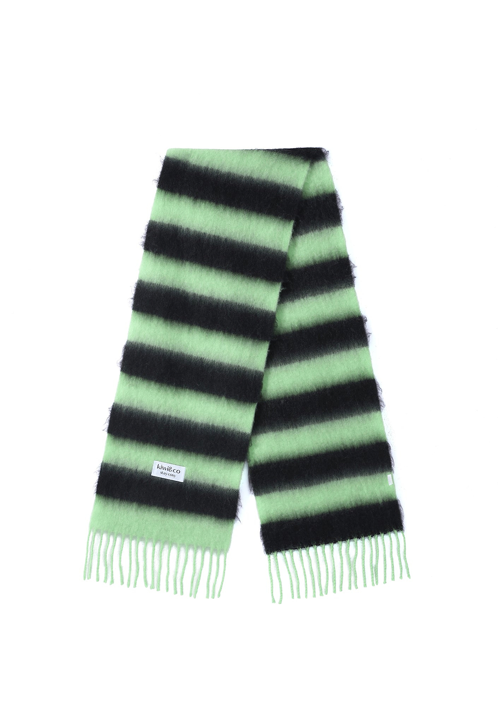 Coming Soon Liquorice Stripe Scarf