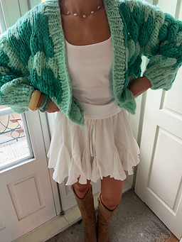Mint Gelato Hugs & Kisses Cardigan