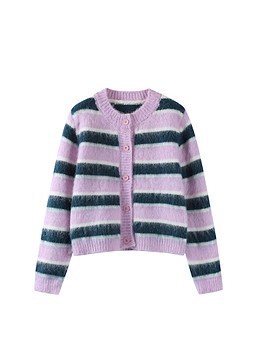 Lilac & Navy Darling Cardigan