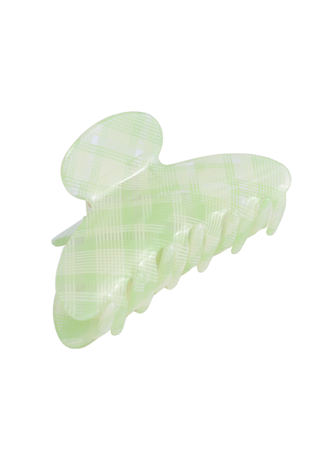 Plaid Claw Clip