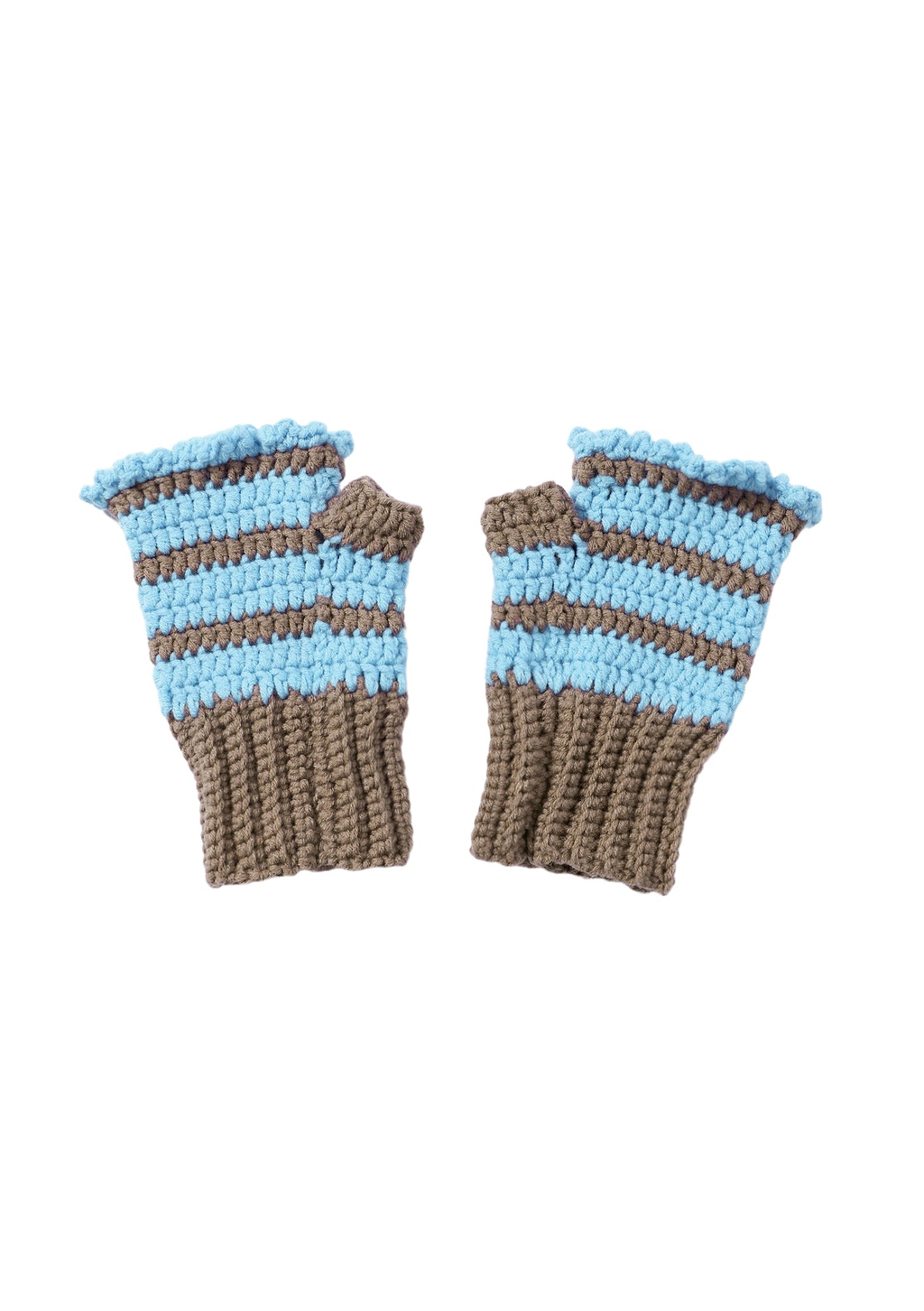 Coming Soon Blue Ruffle Glove