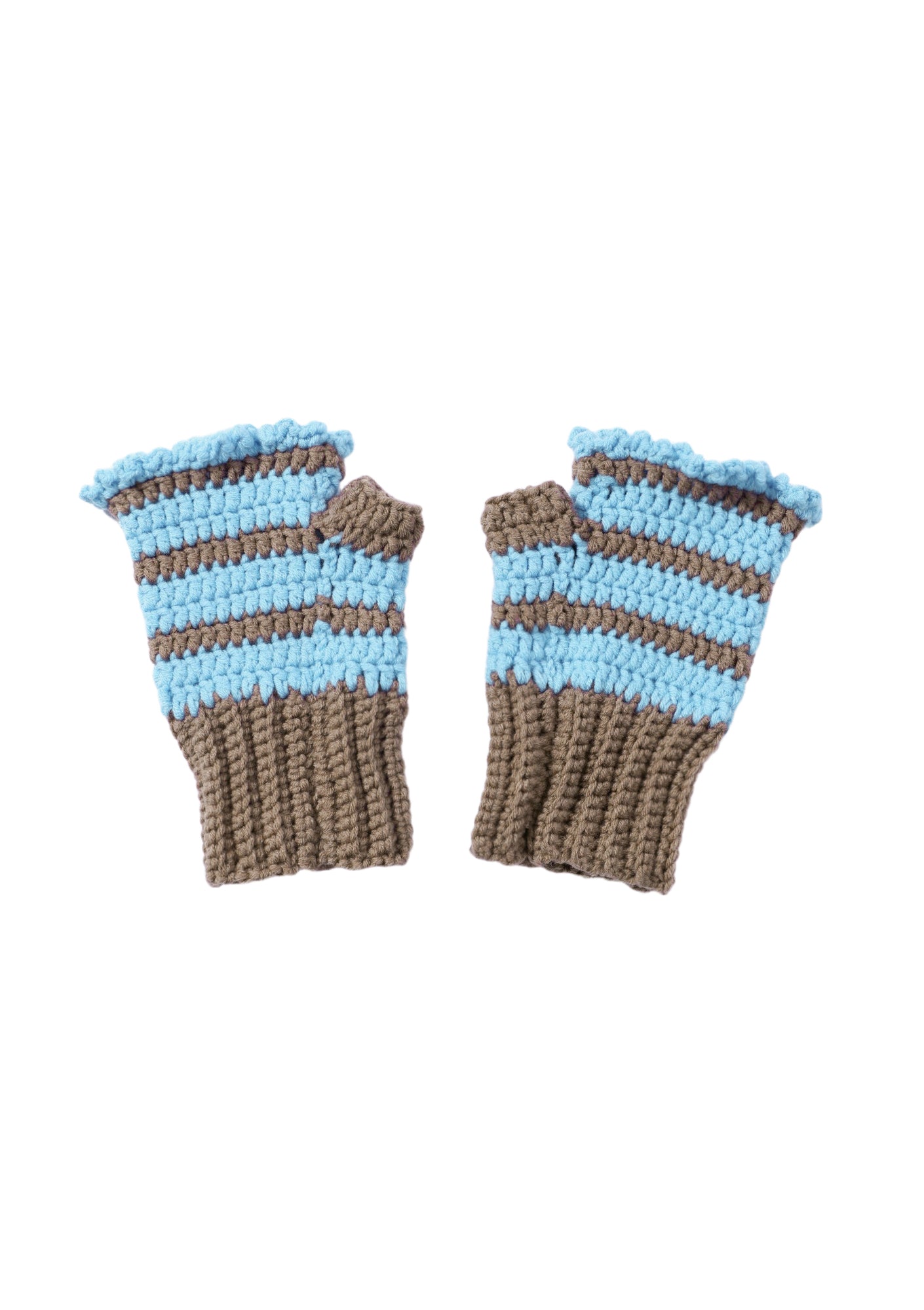 Coming Soon Blue Ruffle Glove