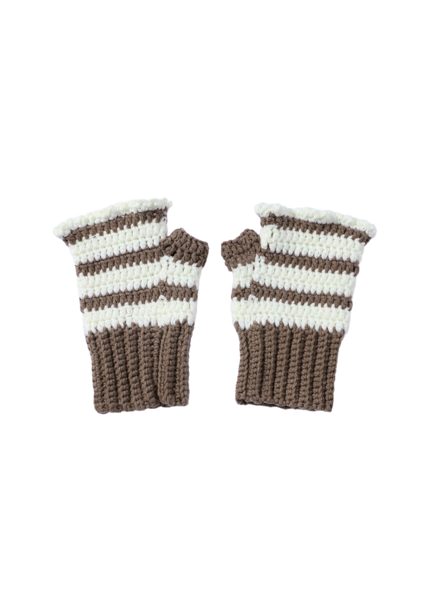 Coming Soon Cream Ruffle Gloves