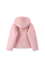 Faye Faux Fur Blush Jacket