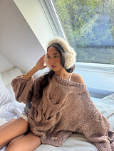 Cream Fluffy Ear Muffs