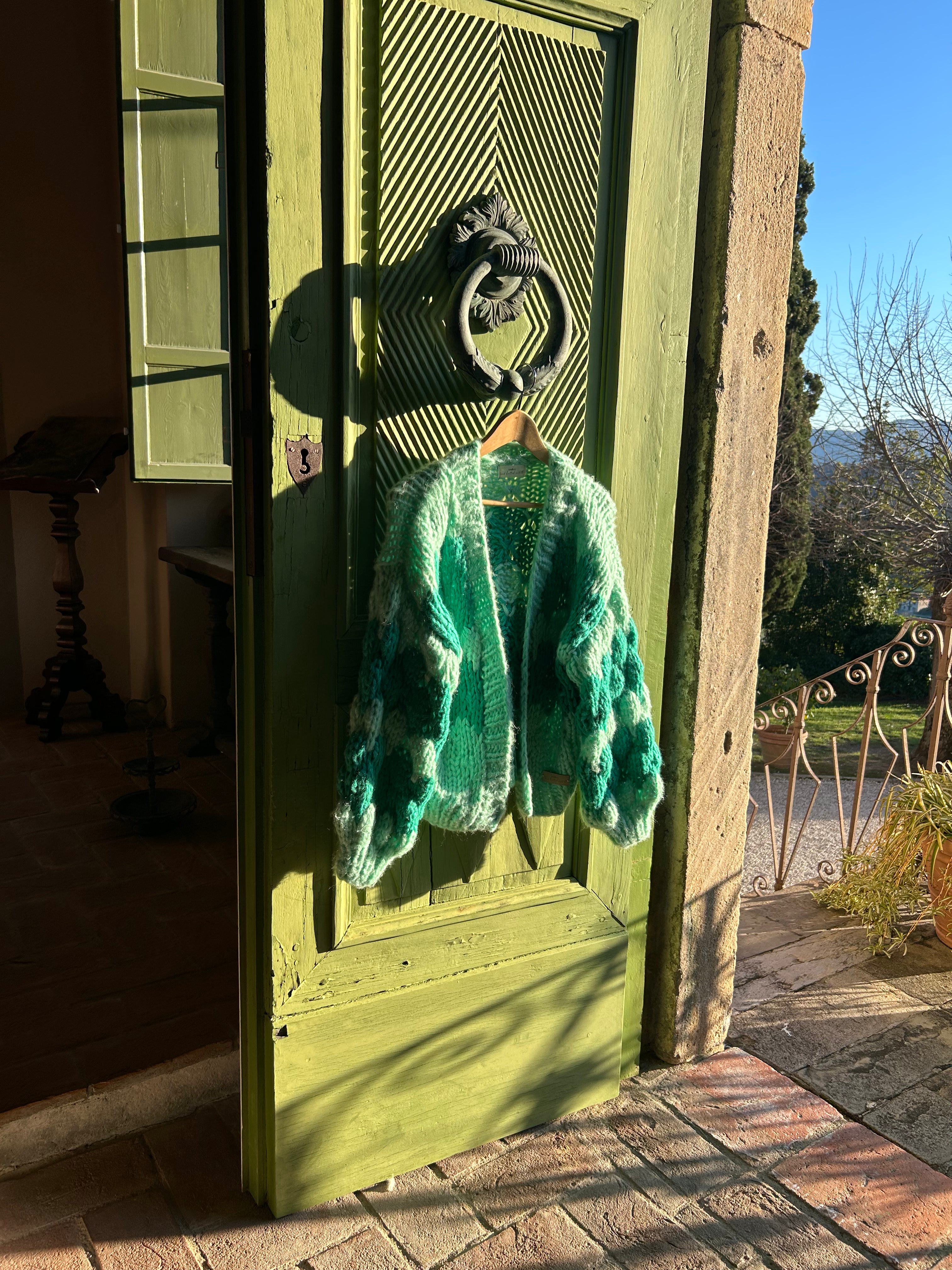 Mint Gelato Hugs & Kisses Cardigan
