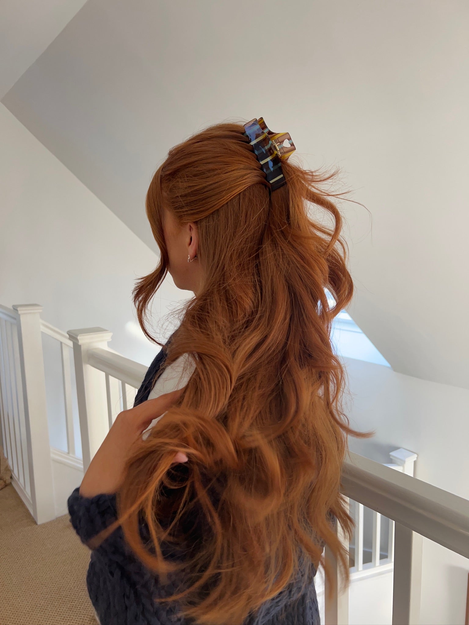 Pinstripe Claw Clip