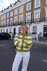 Green & Yellow Darling Cardigan
