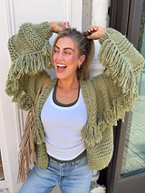 Coming Soon Forgive Me Fringe Cardigan