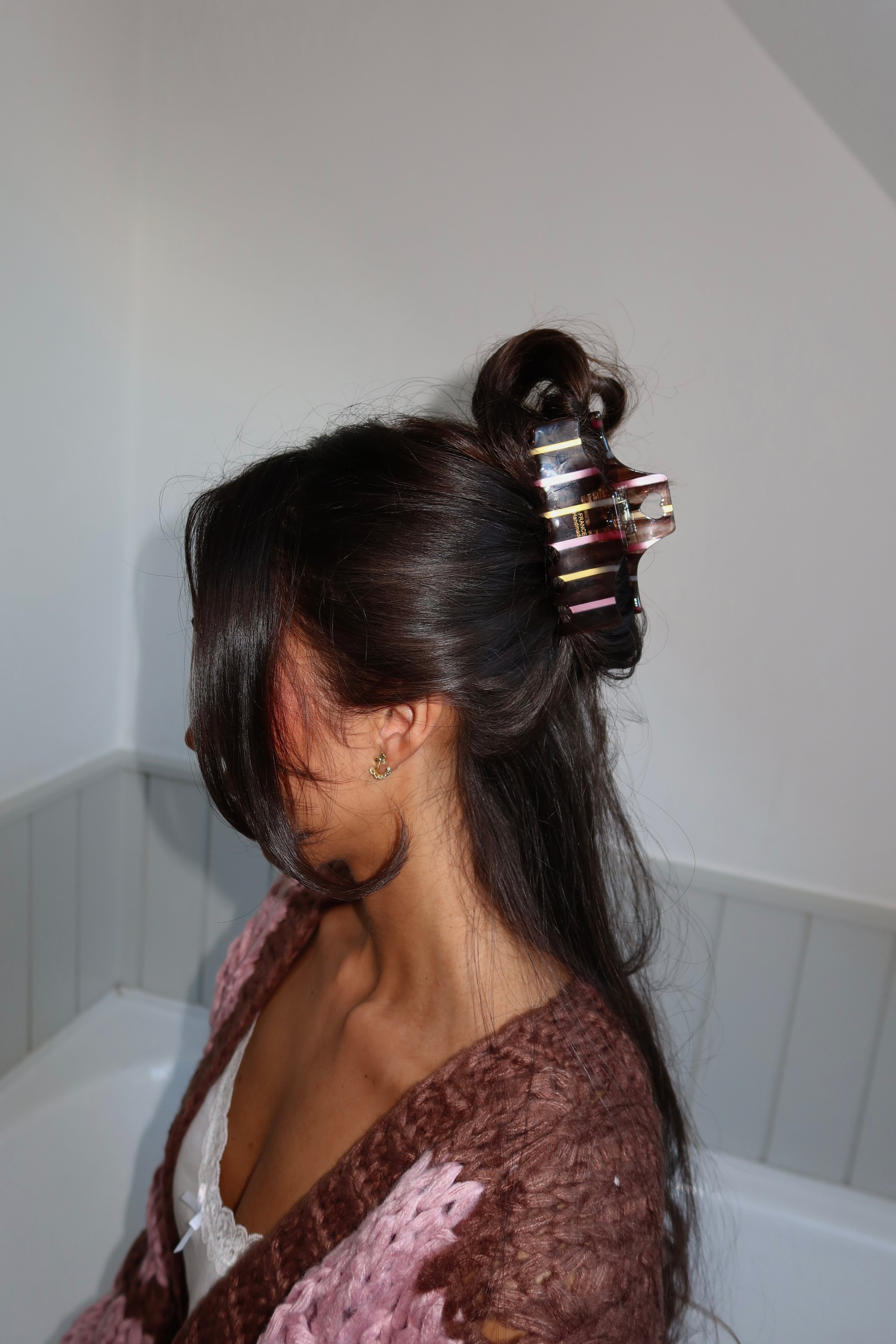 Pinstripe Claw Clip