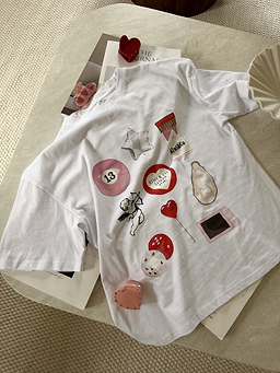 "Kiwi Loves You" Oversized Tee - Kiwi & Co