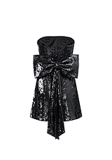 No.2: The Black Sequin Bow Dress - Kiwi & Co
