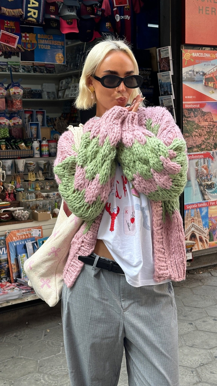 Strawberry Matcha Hugs & Kisses Cardigan – Kiwi & Co