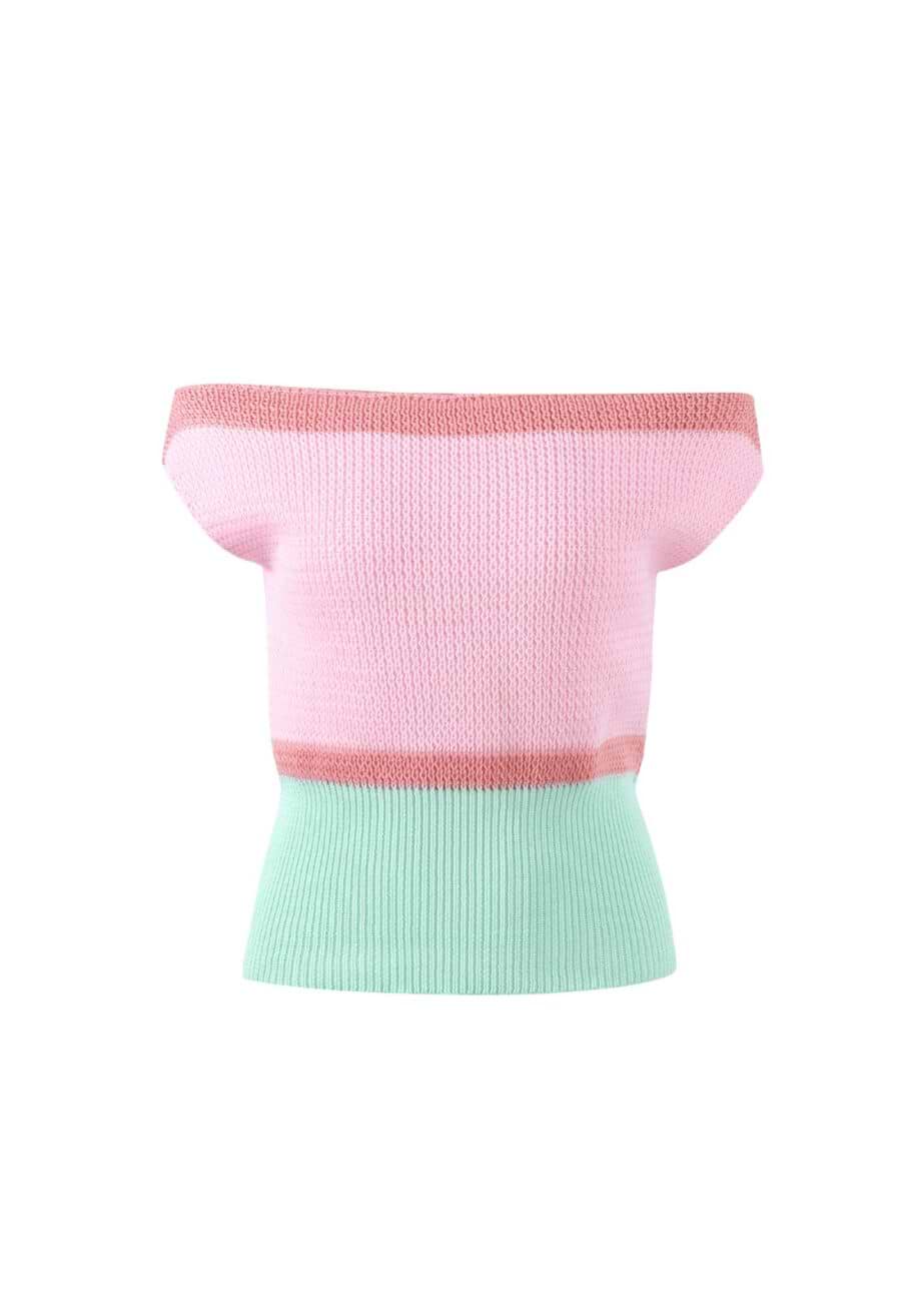 Sorbet Off-The-Shoulder Top