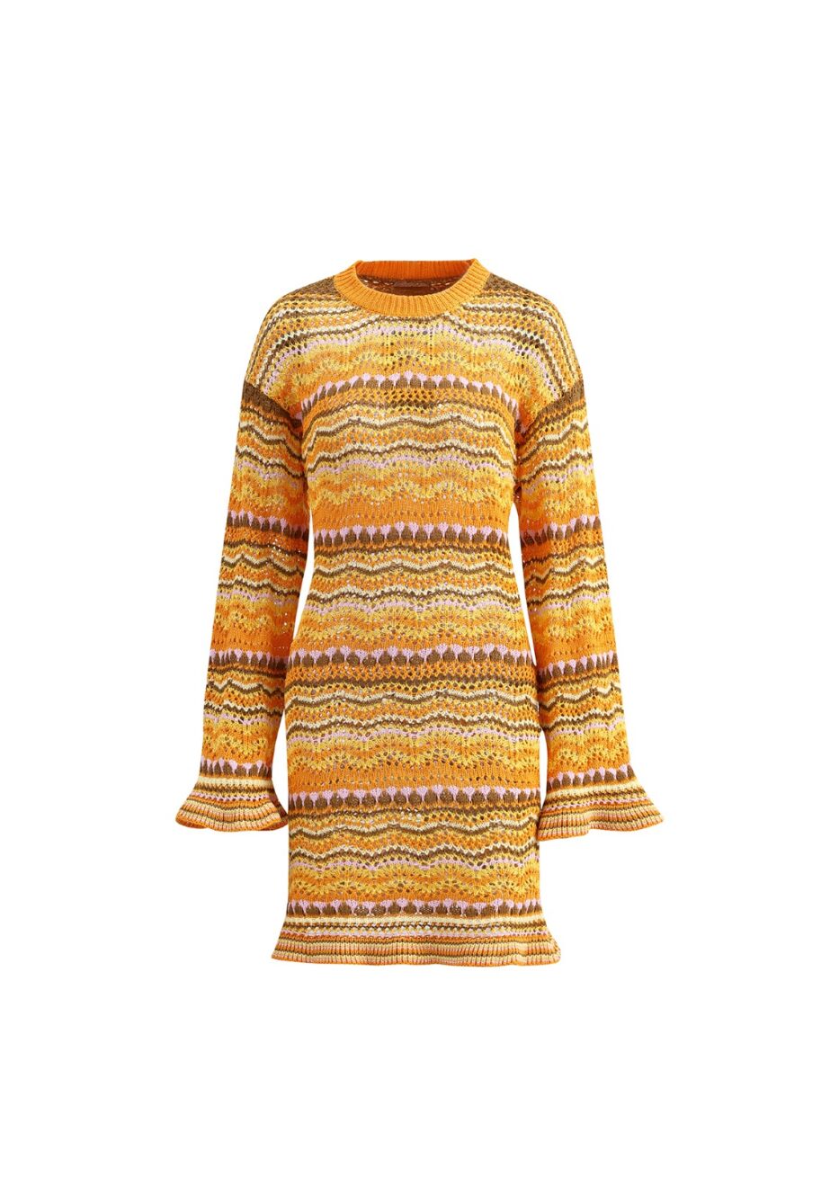 Papaya Walking On Sunshine Mini Dress