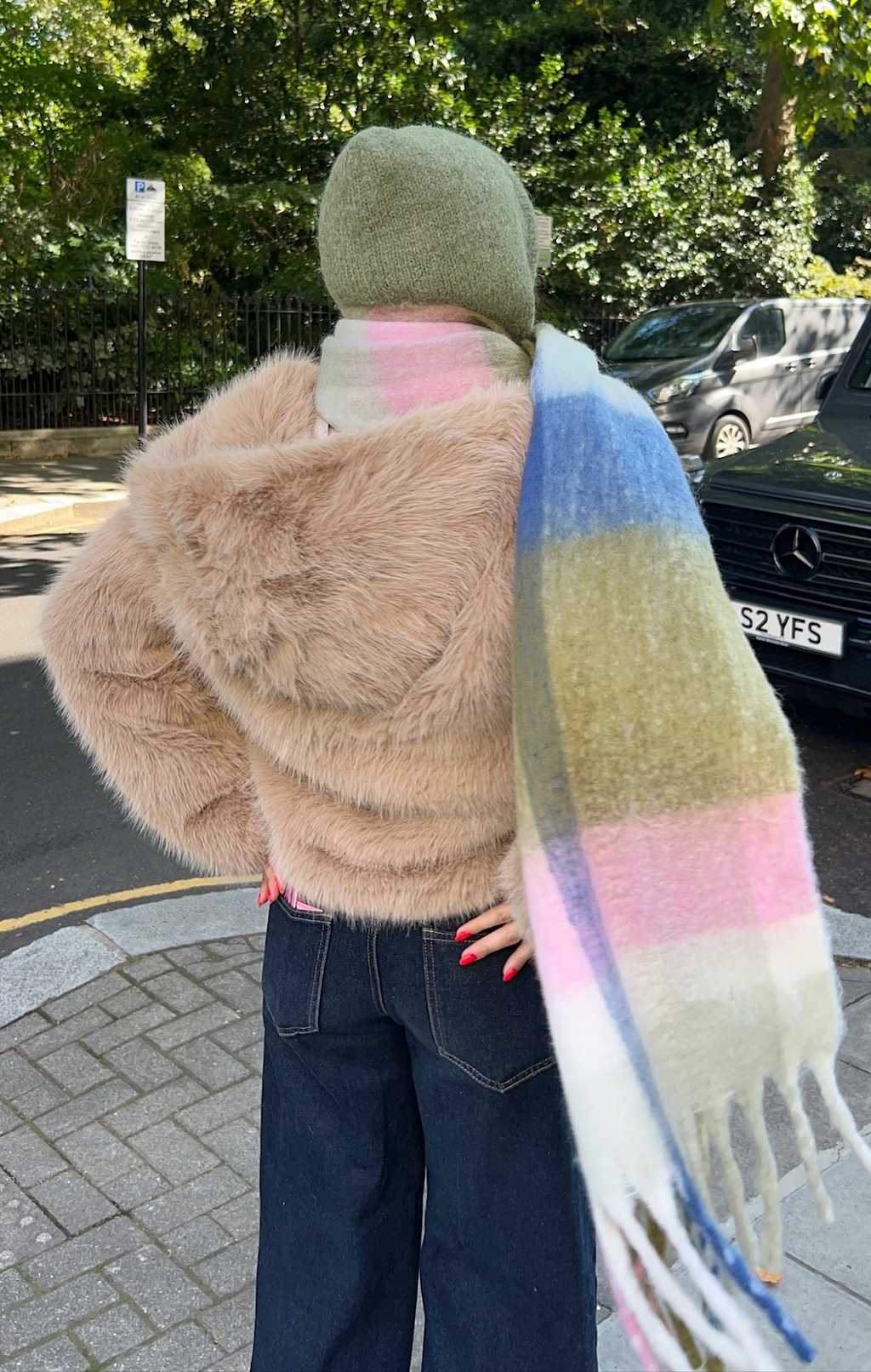 Willow Checked Scarf