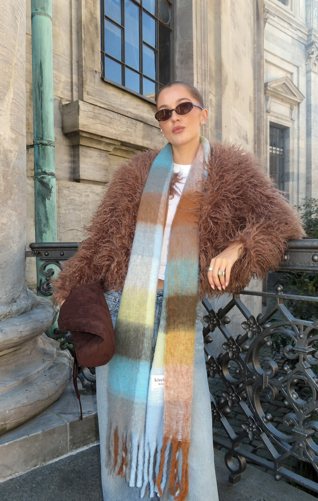 Blueberry Choc Scarf