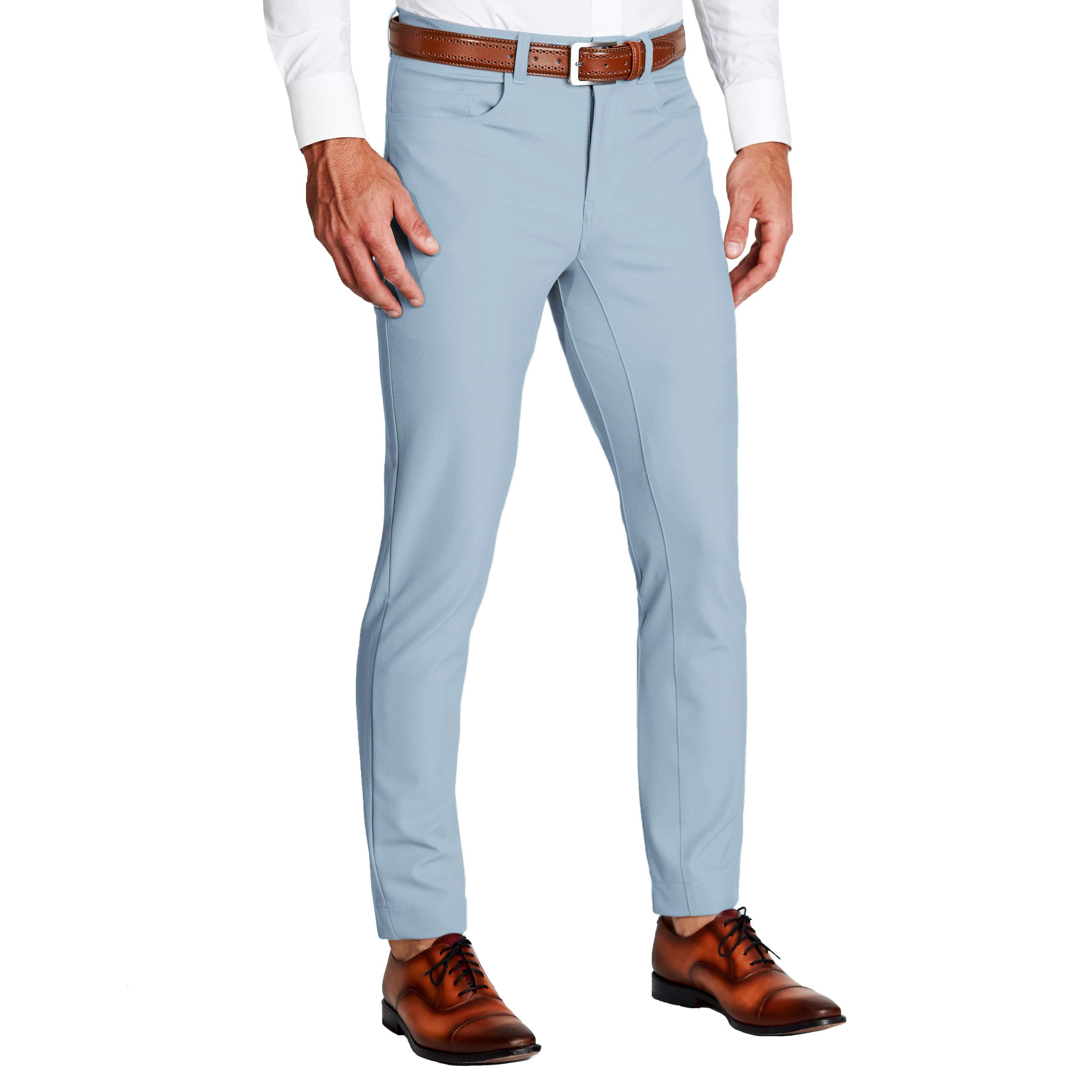Athletic Fit Stretch Tech Chino - Light Blue Athletic Fit Stretch Tech Chino - Light Blue