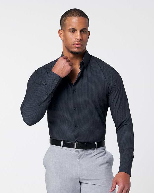 The Avenue Charcoal Grey & Light Grey Windowpane S / Charcoal Grey & Light Grey Windowpane