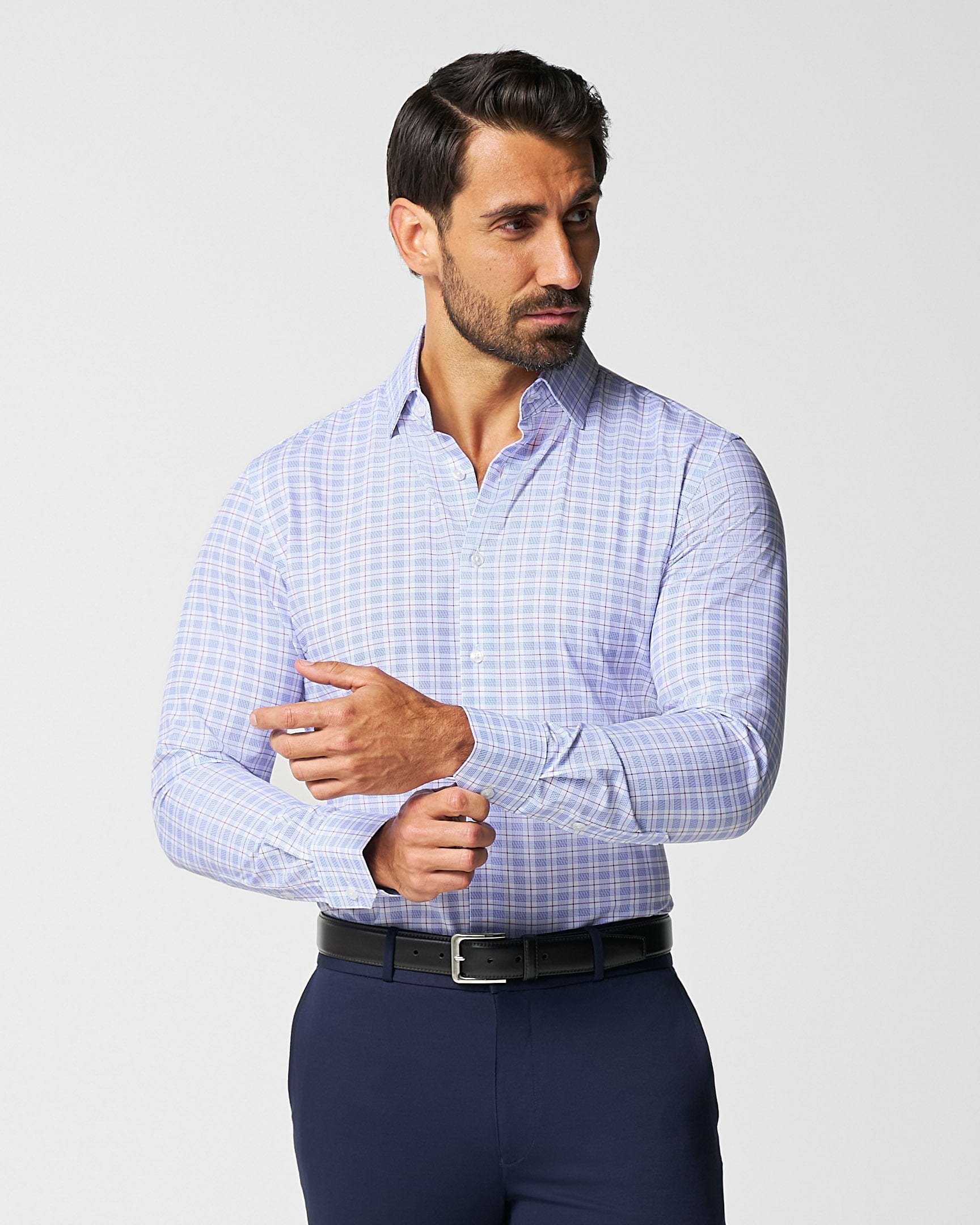 The Baron Purple and Blue Plaid XS / Purple and Blue Plaid