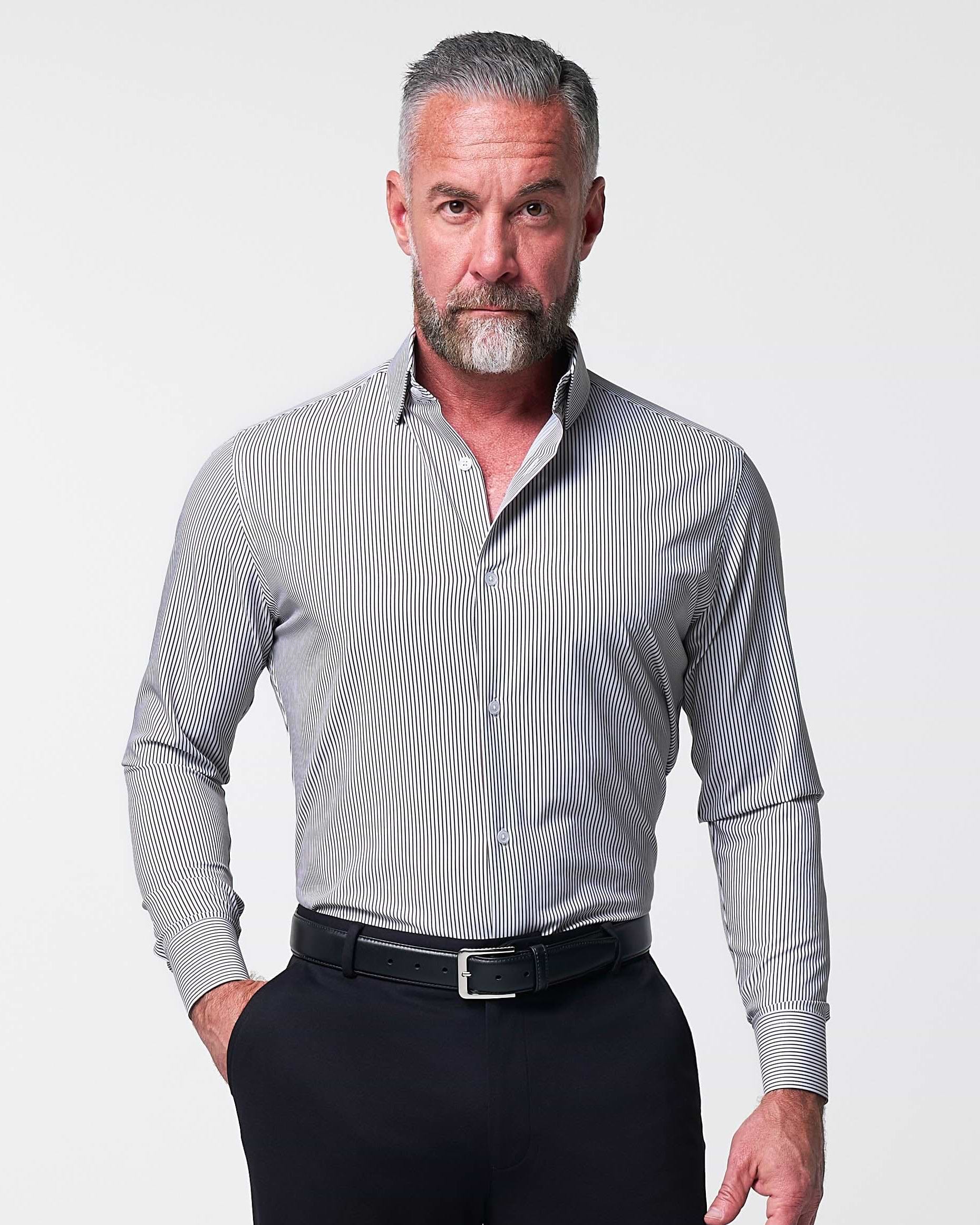 ''The Calloway'' Dark Brown Bengal Stripe